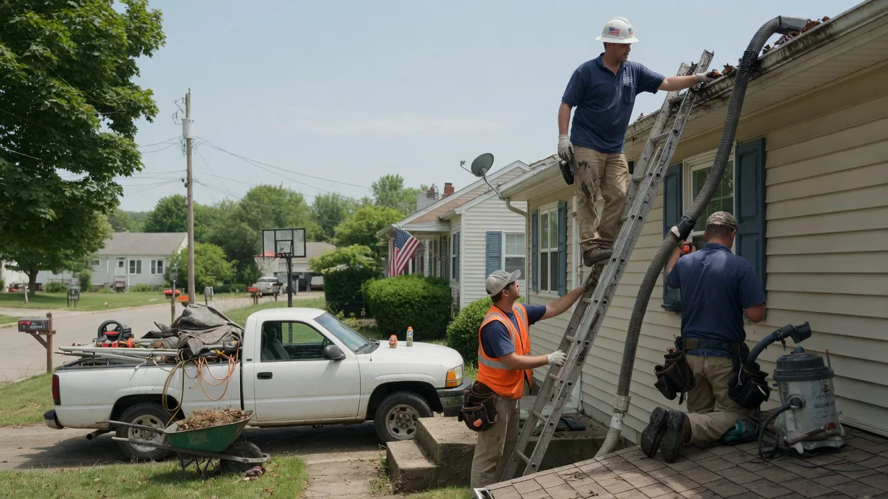 Gutter Installation in La Plume, PA near me